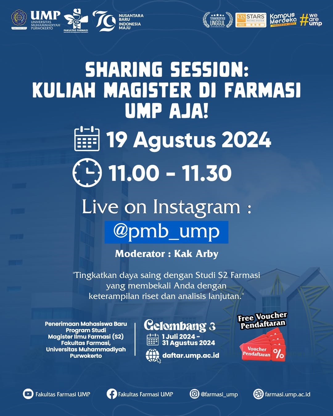 Sharing session: Kuliah Magister di Farmasi